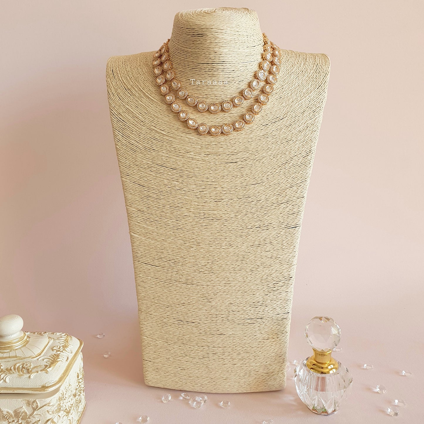 Double Layered Kundan Necklace Set