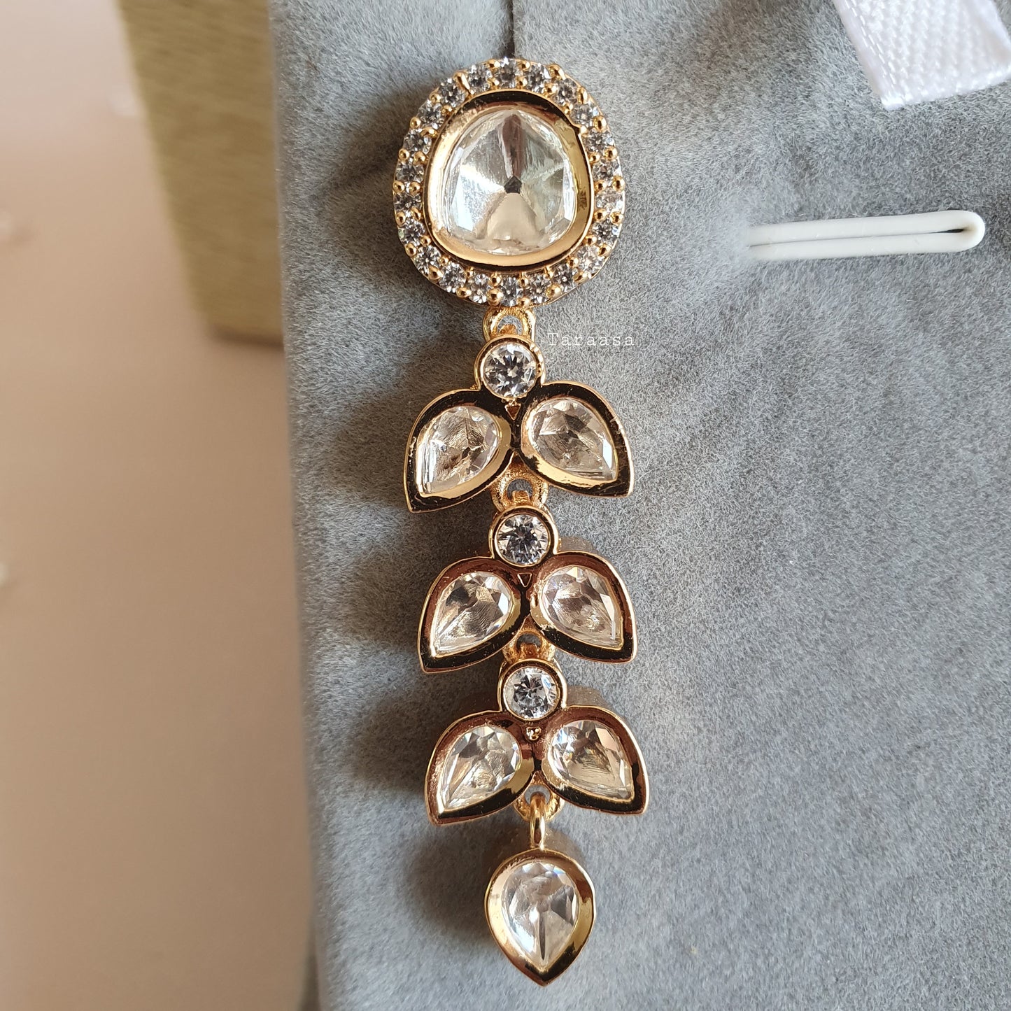 Triple Layered Rosegold Necklace Set