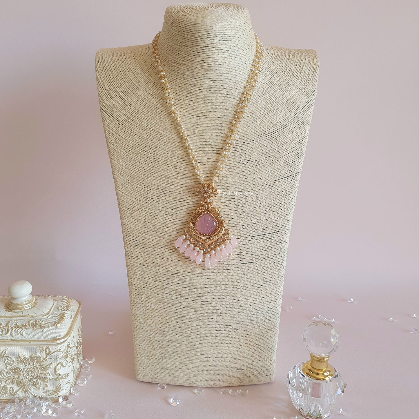 Misty Rose Necklace Set