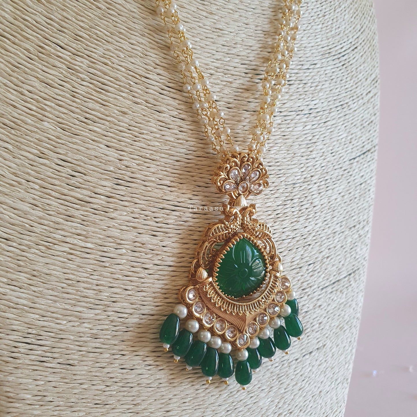 Emerald Necklace Set