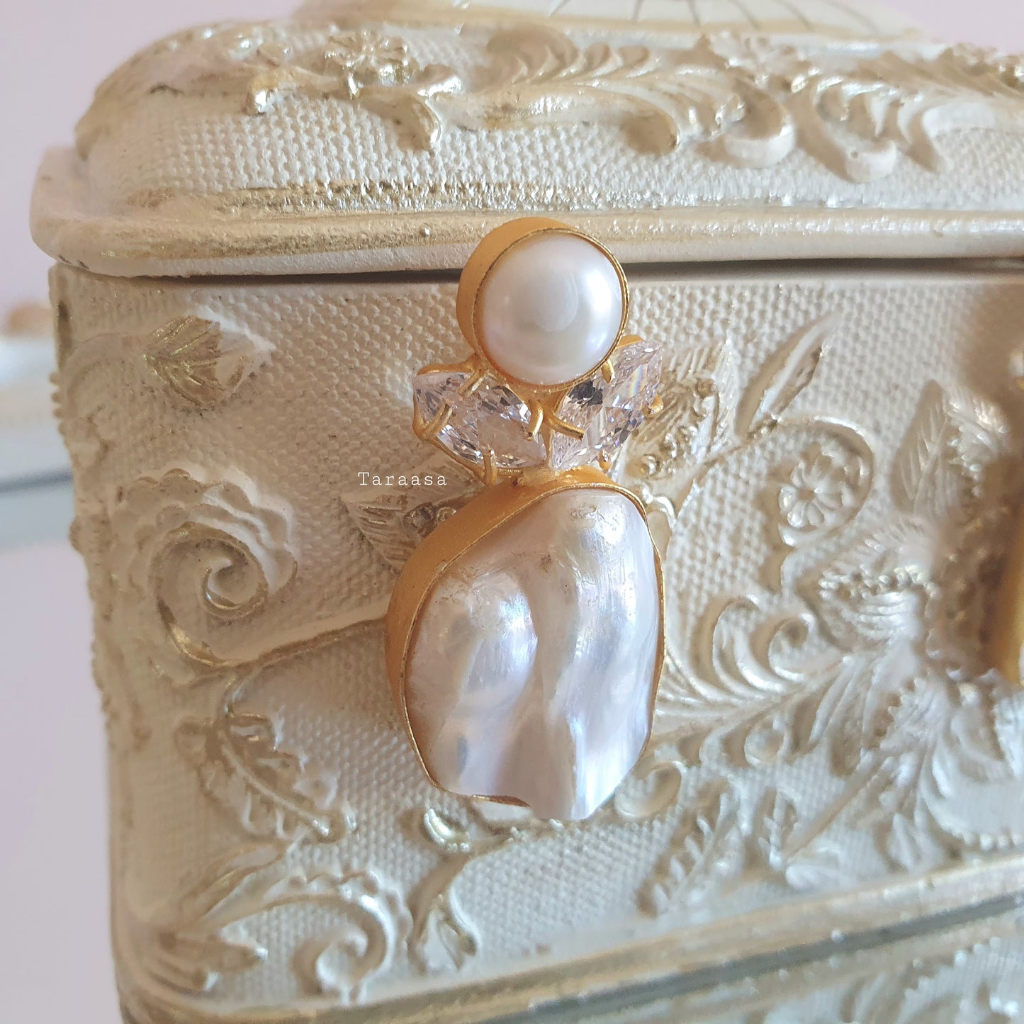 Drop Freshwater Pearl Earrings