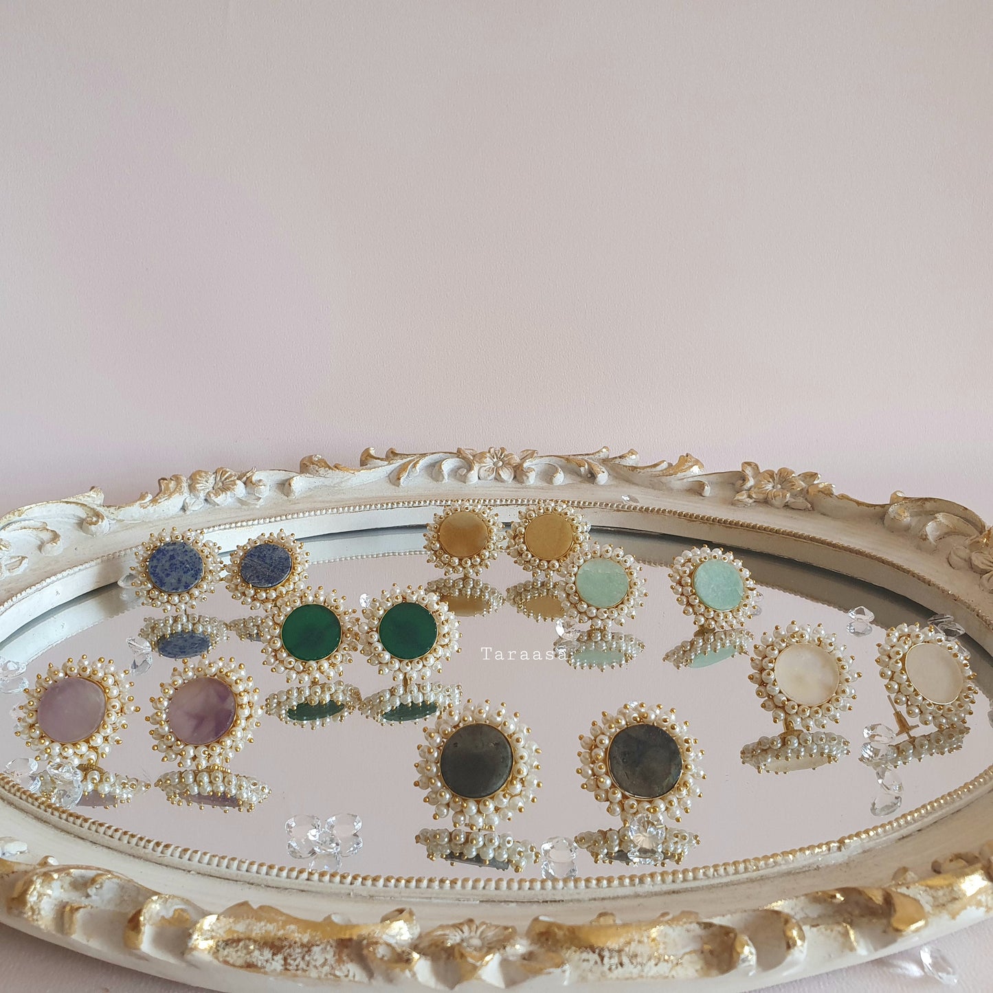 Amethyst Quartz Crystal Earrings