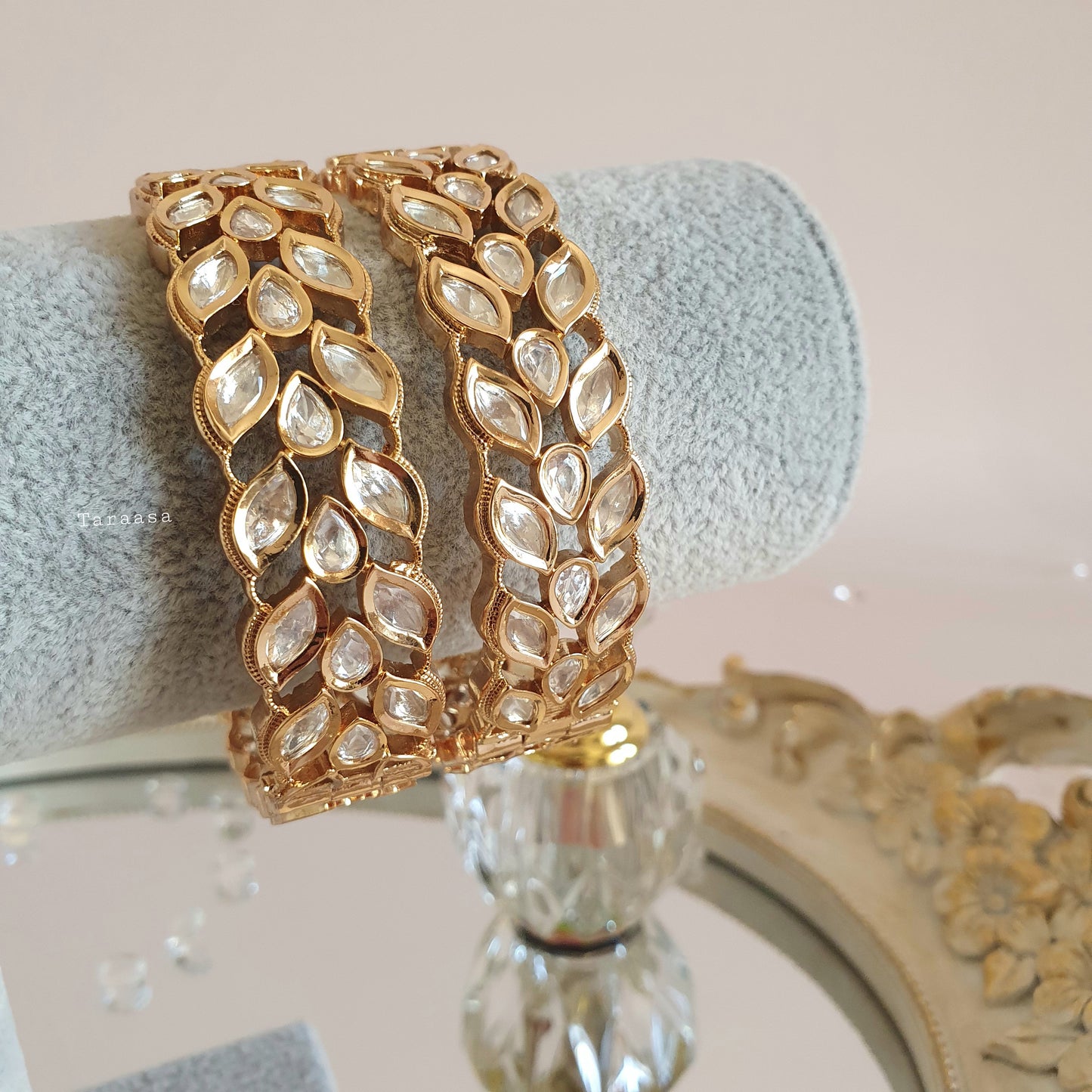 Rosegold Kundan Kangan