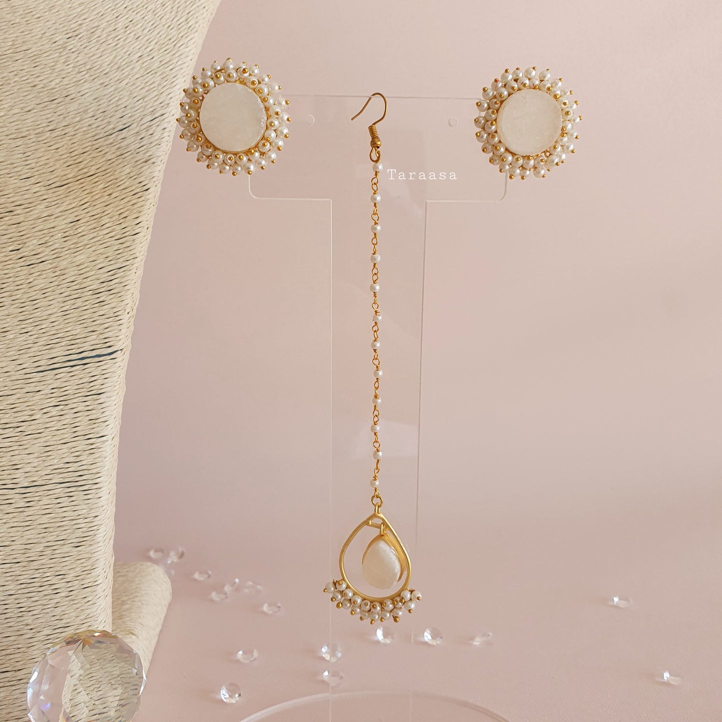 Multicolour Quartz Crystal Choker