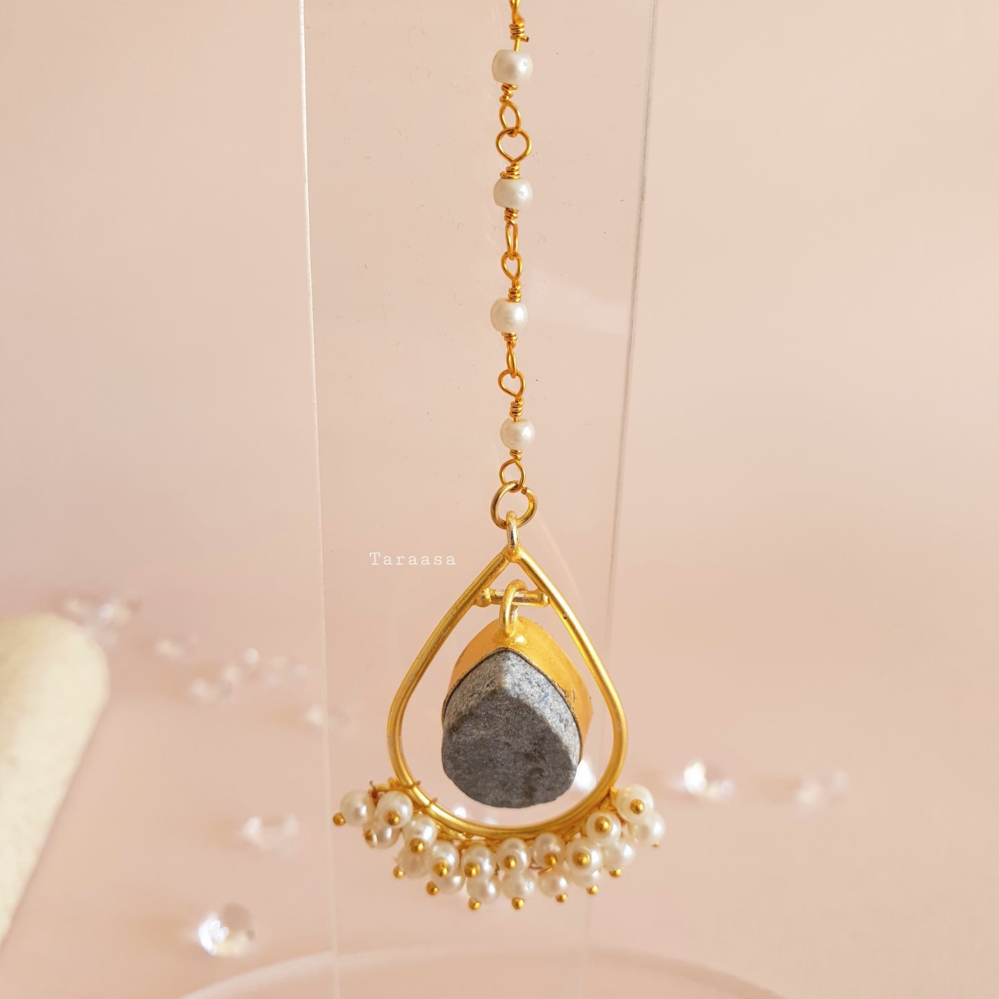 Sodalite Quartz Crystal Choker Set