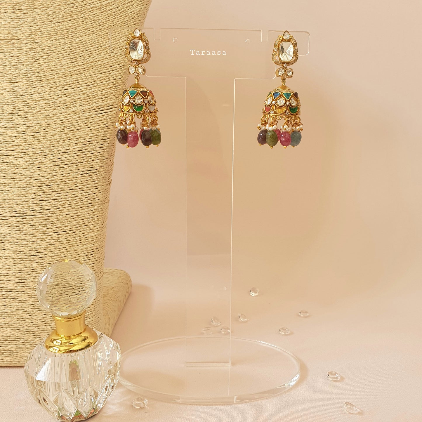 Kundan Choker Set Multicolour
