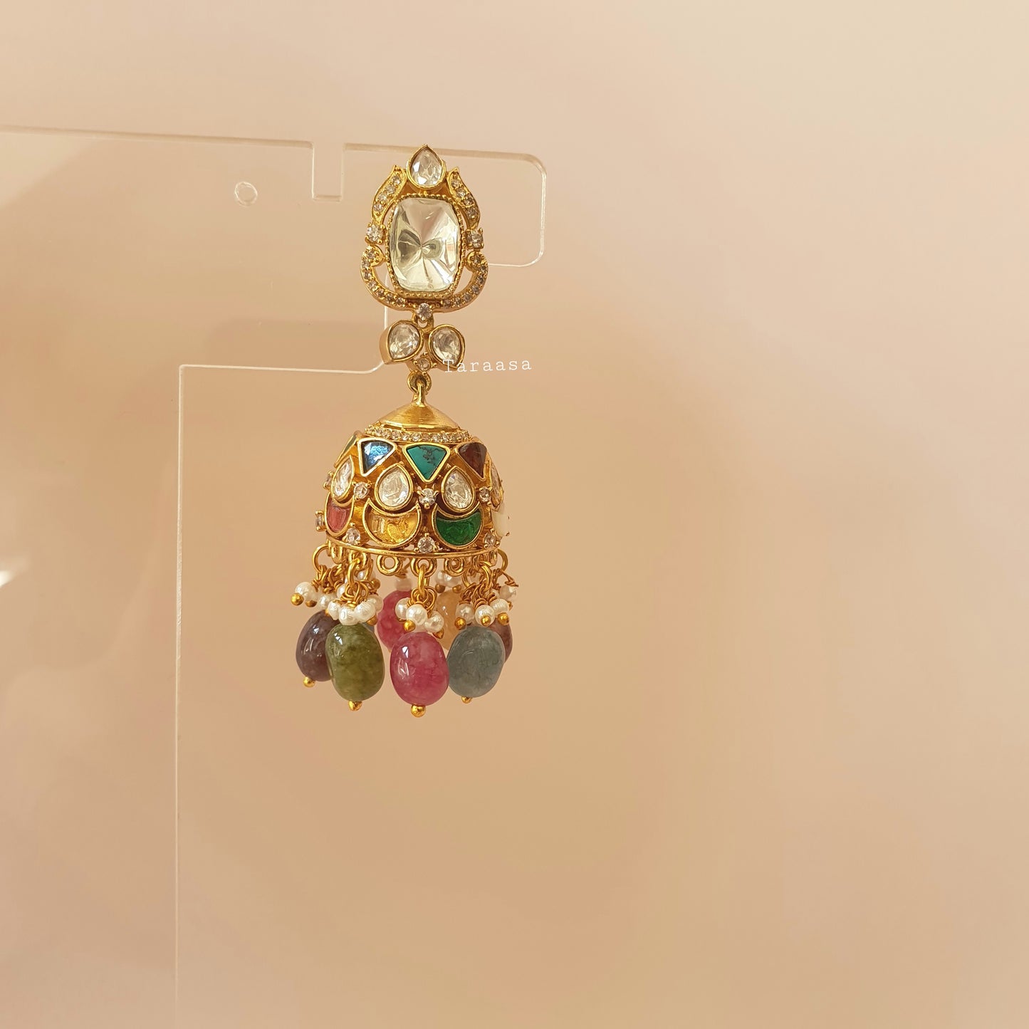 Kundan Choker Set Multicolour