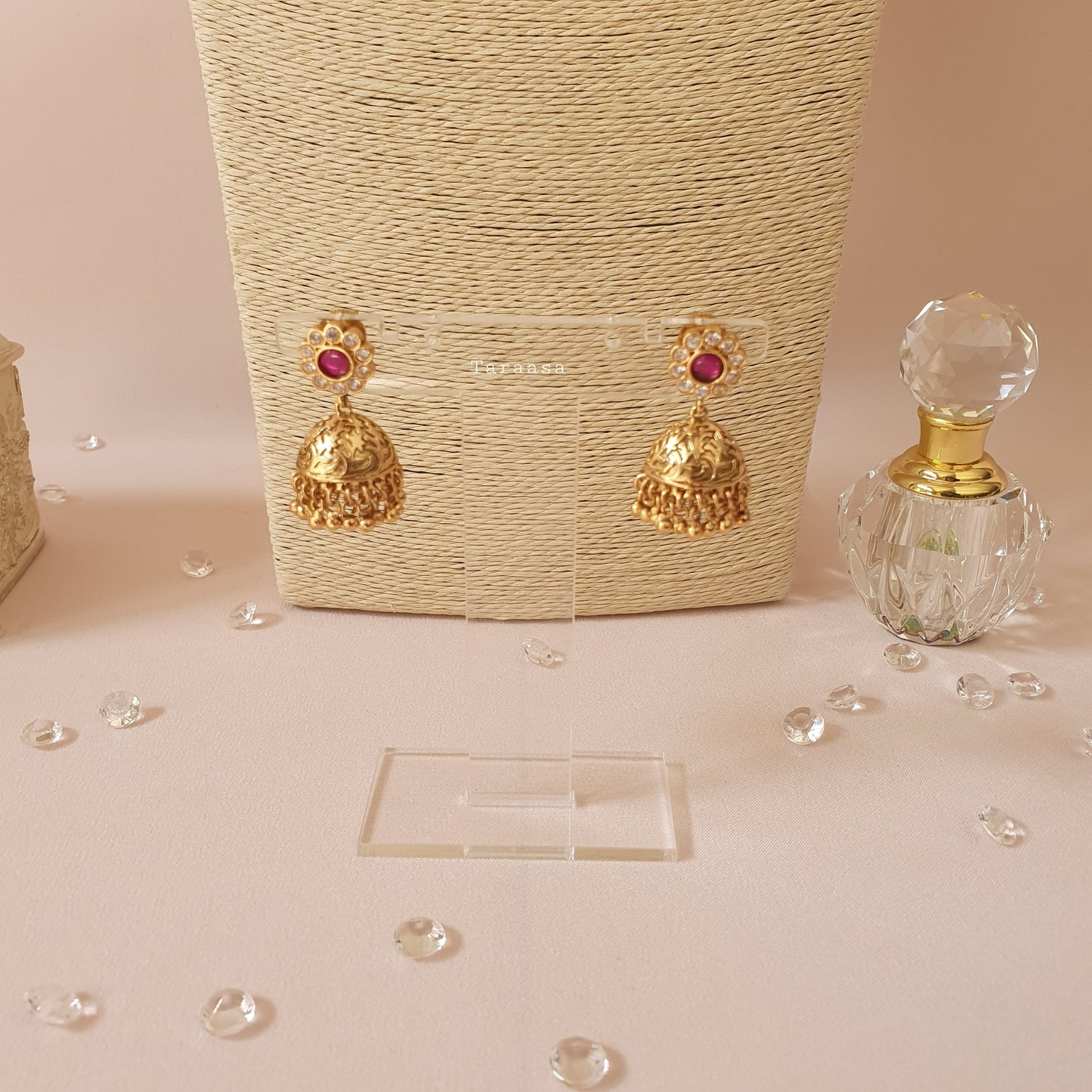 Dainty Choker Set Cerise & Turquoise