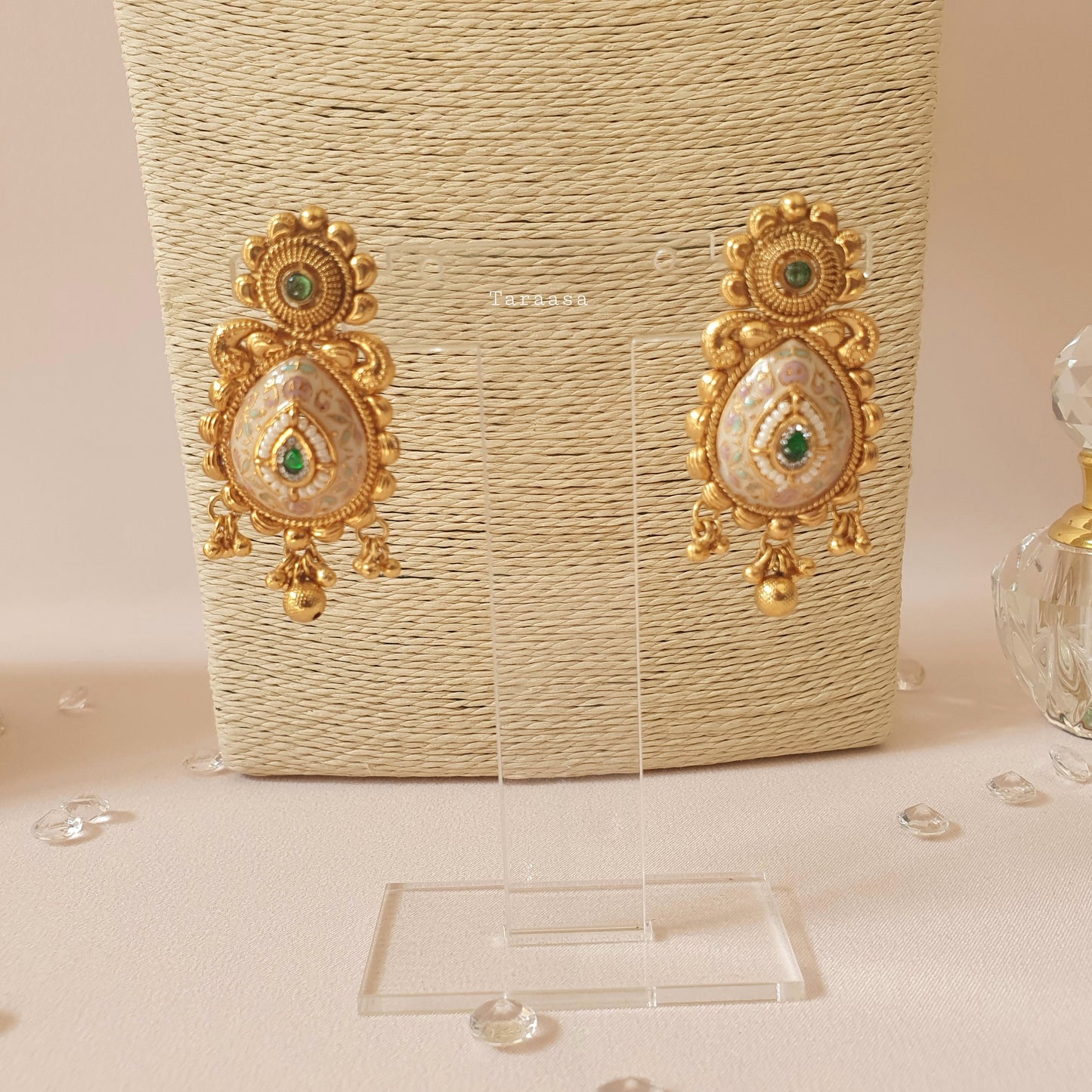 Heritage Meenakari Choker Emerald
