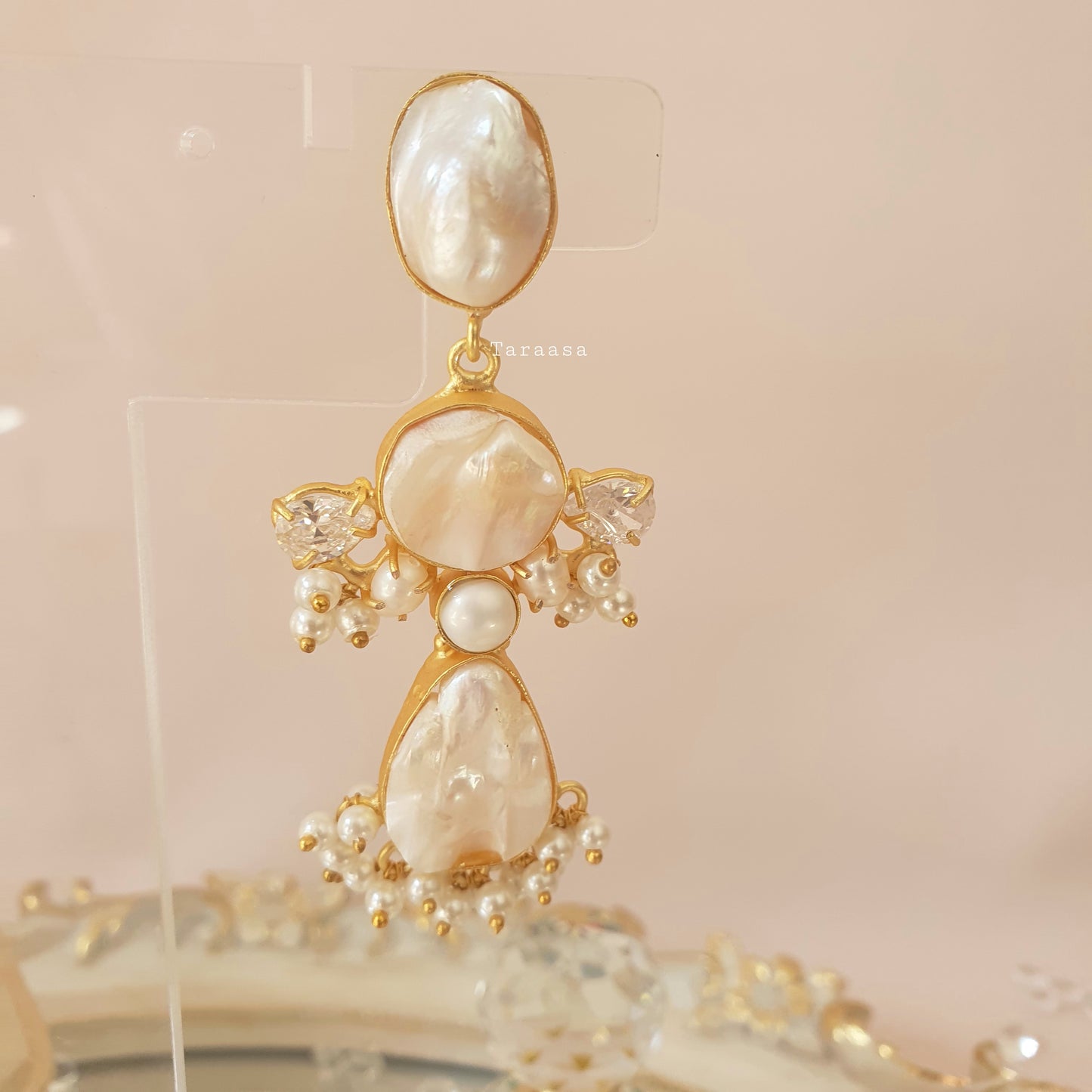 Freshwater Pearl Maang Tikka set