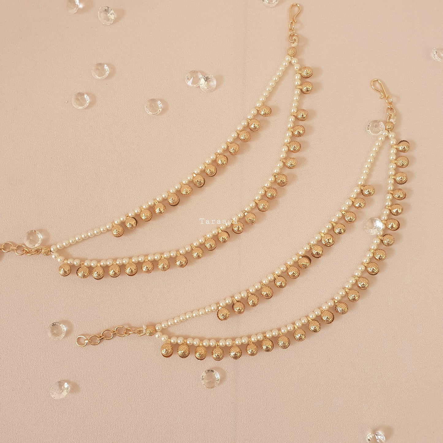 Gold & Pearl Kanchans