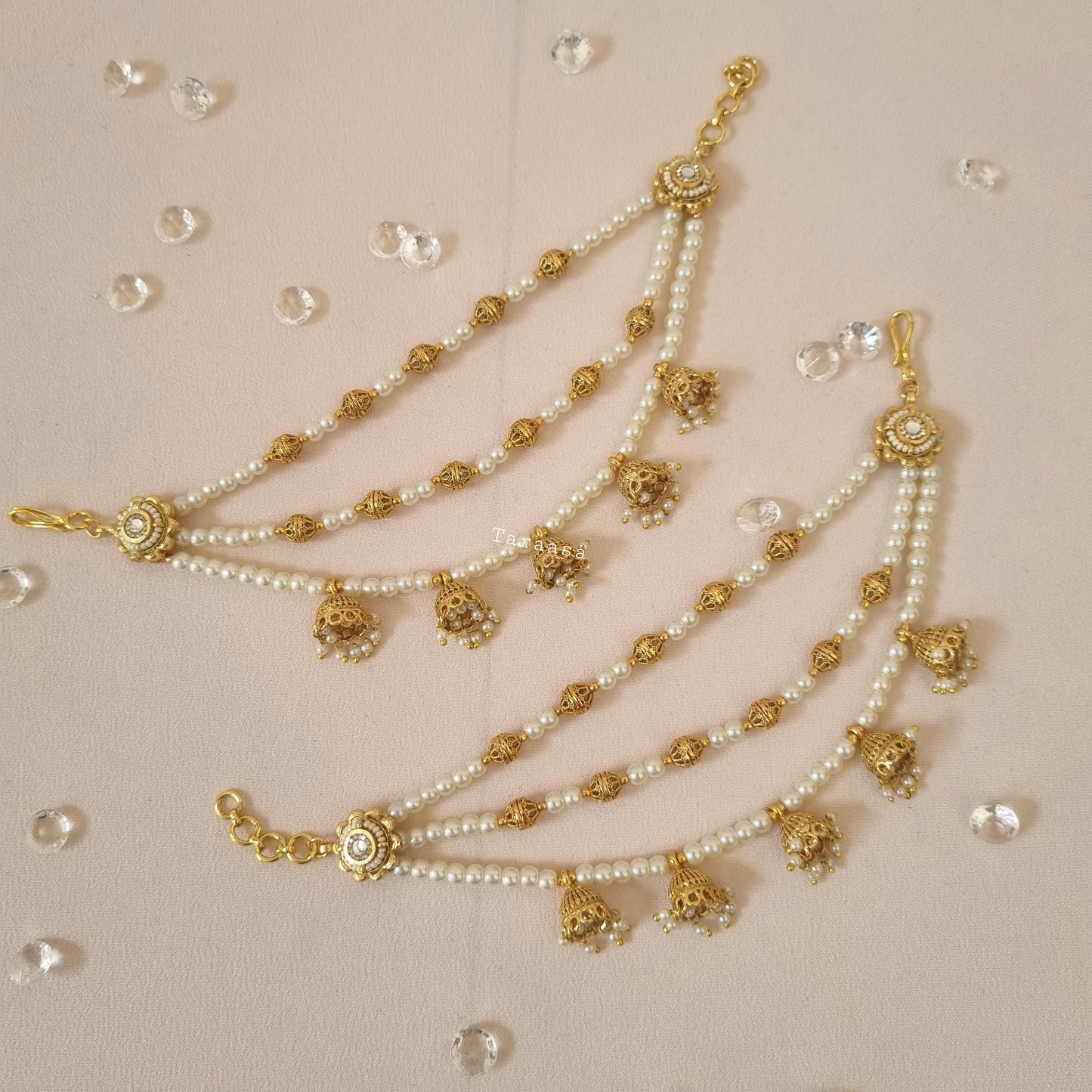 Gold & Pearl Kanchans
