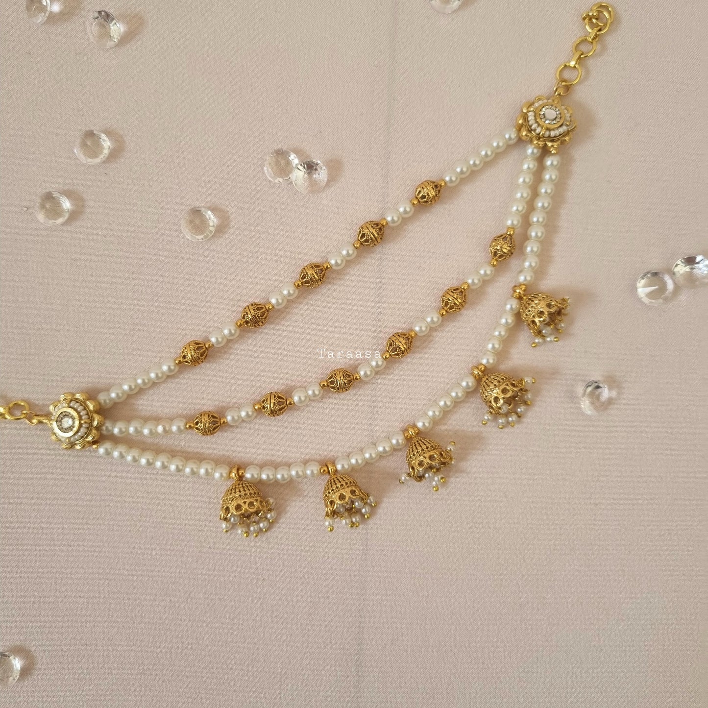 Gold & Pearl Kanchans