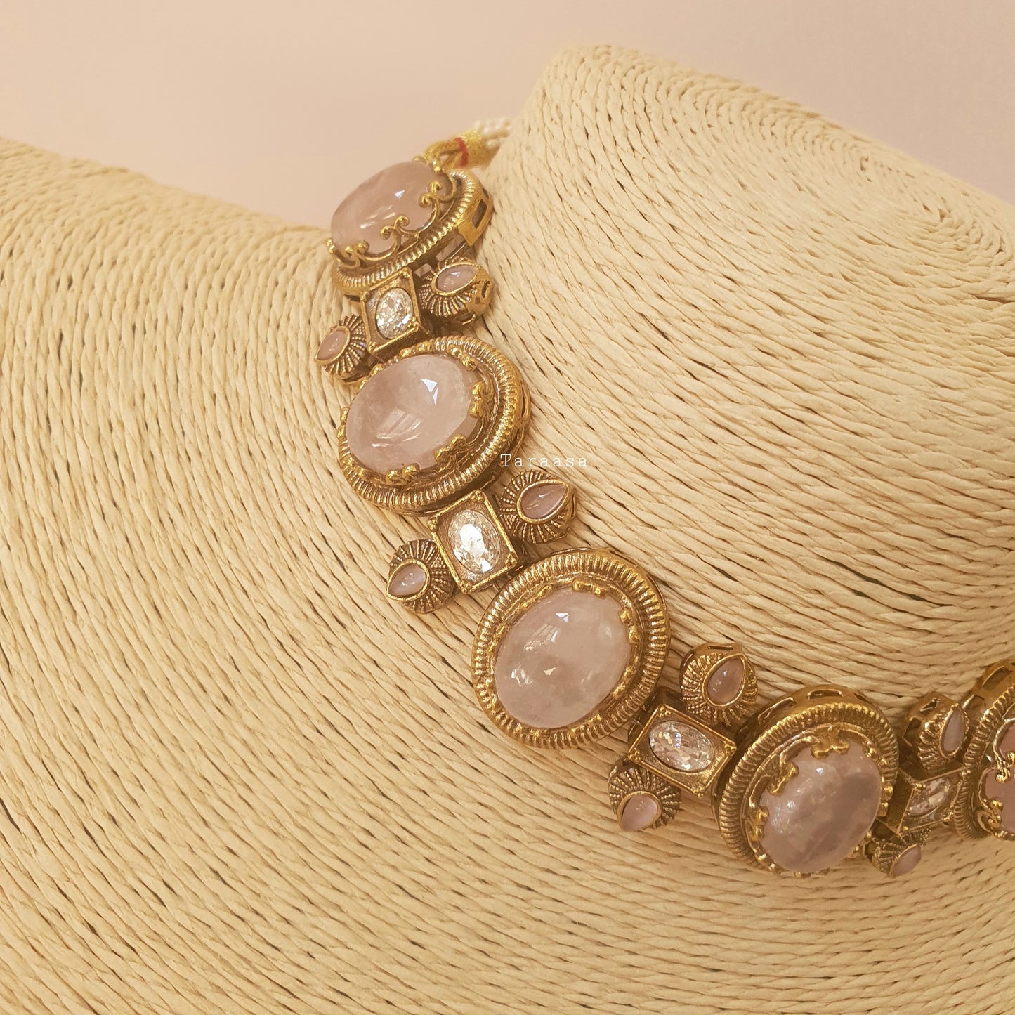 Pink Marble Choker