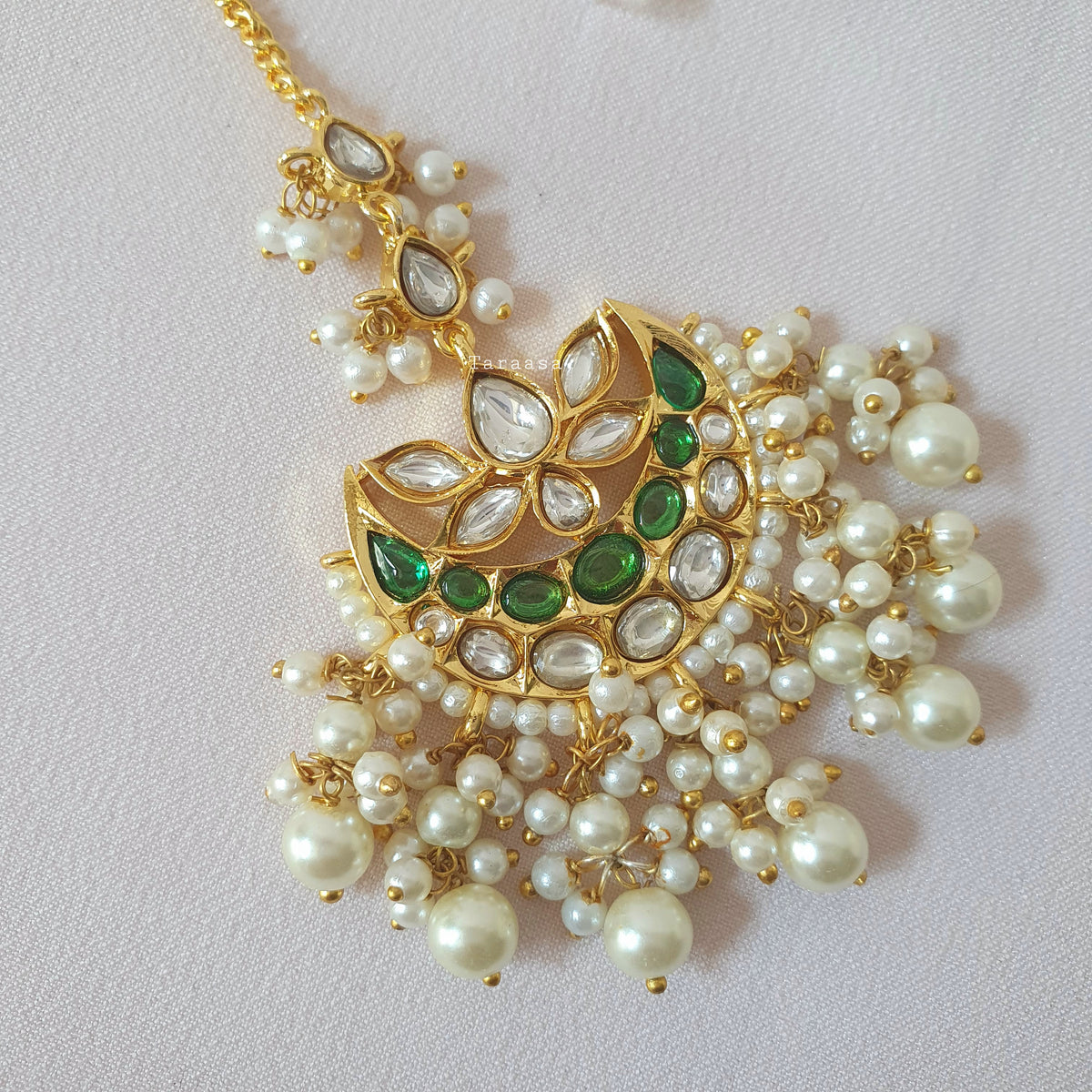 Kundan Tikka Emerald