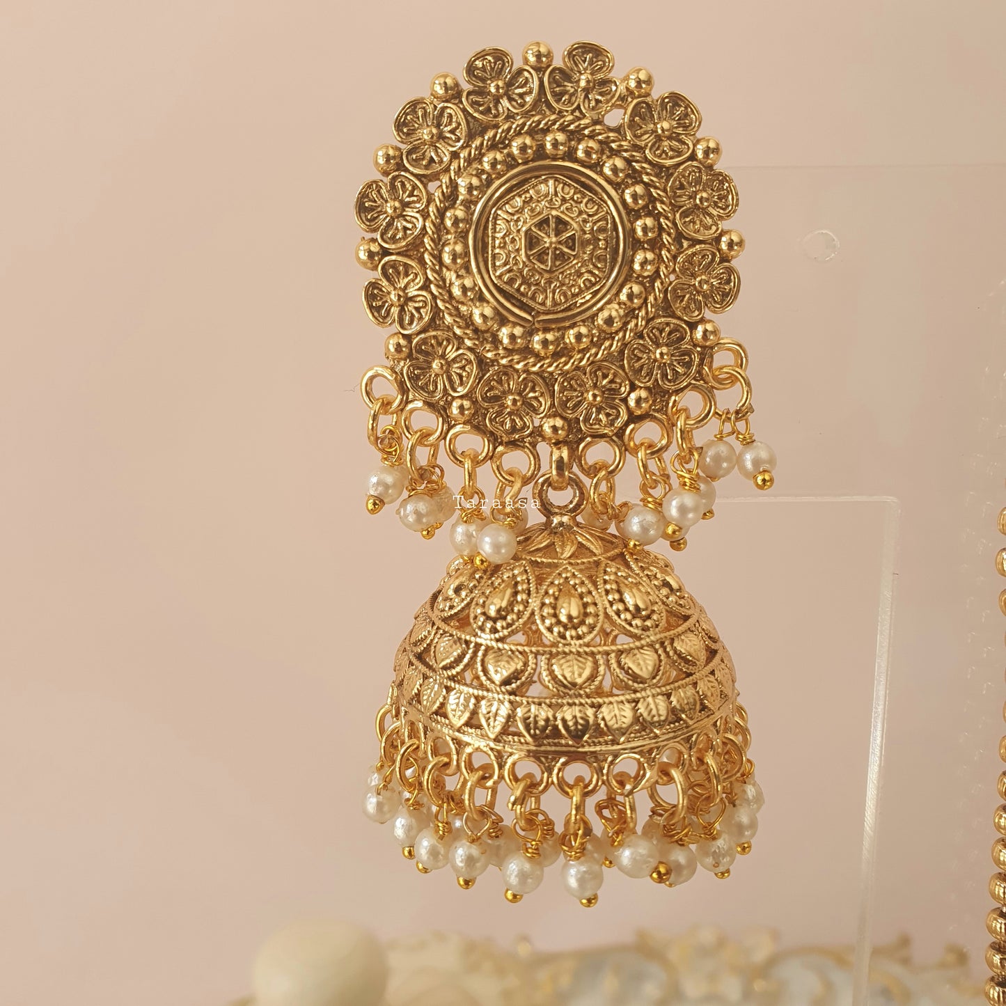 Gold Maang Tikka Set