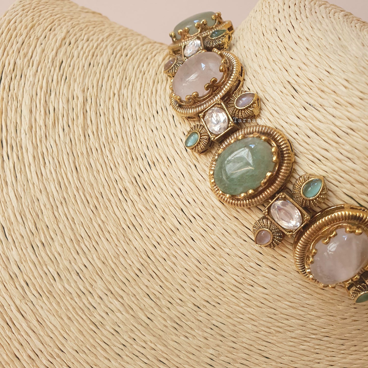 Pink & Sage Choker