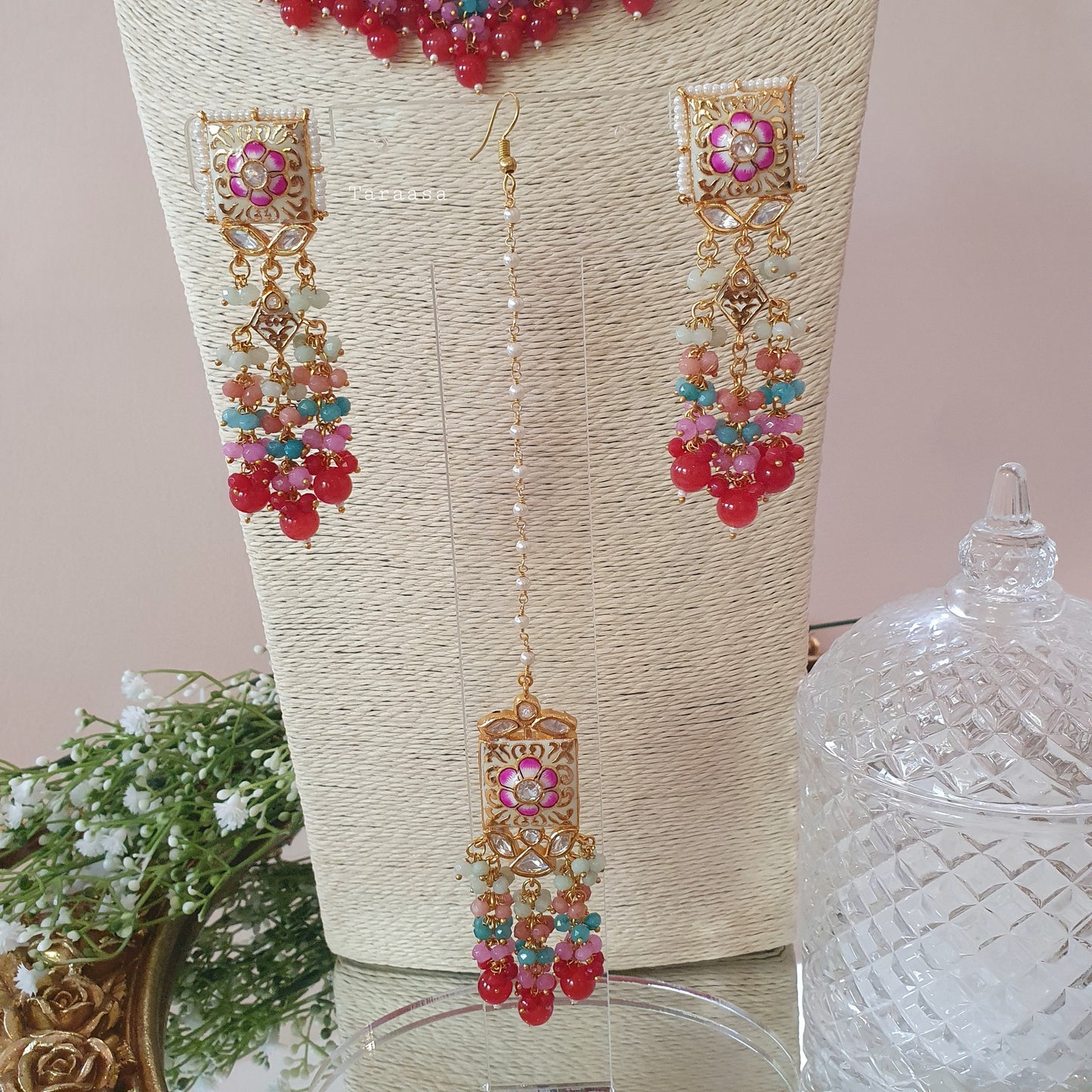 Ivory Luxury Meenakari Choker