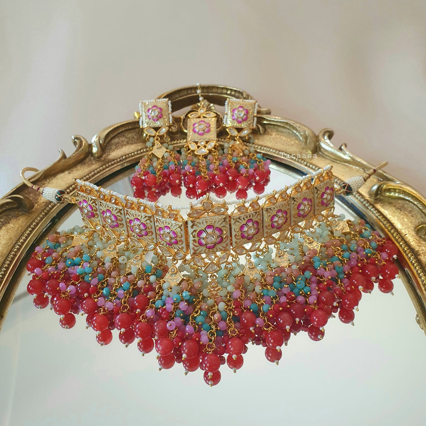 Ivory Luxury Meenakari Choker