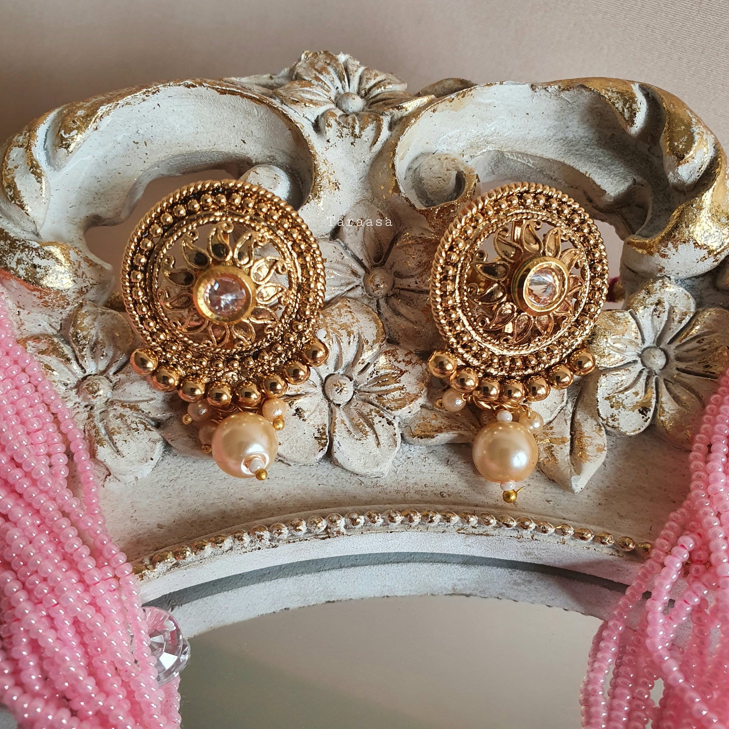 Baby Pink Traditional Necklace