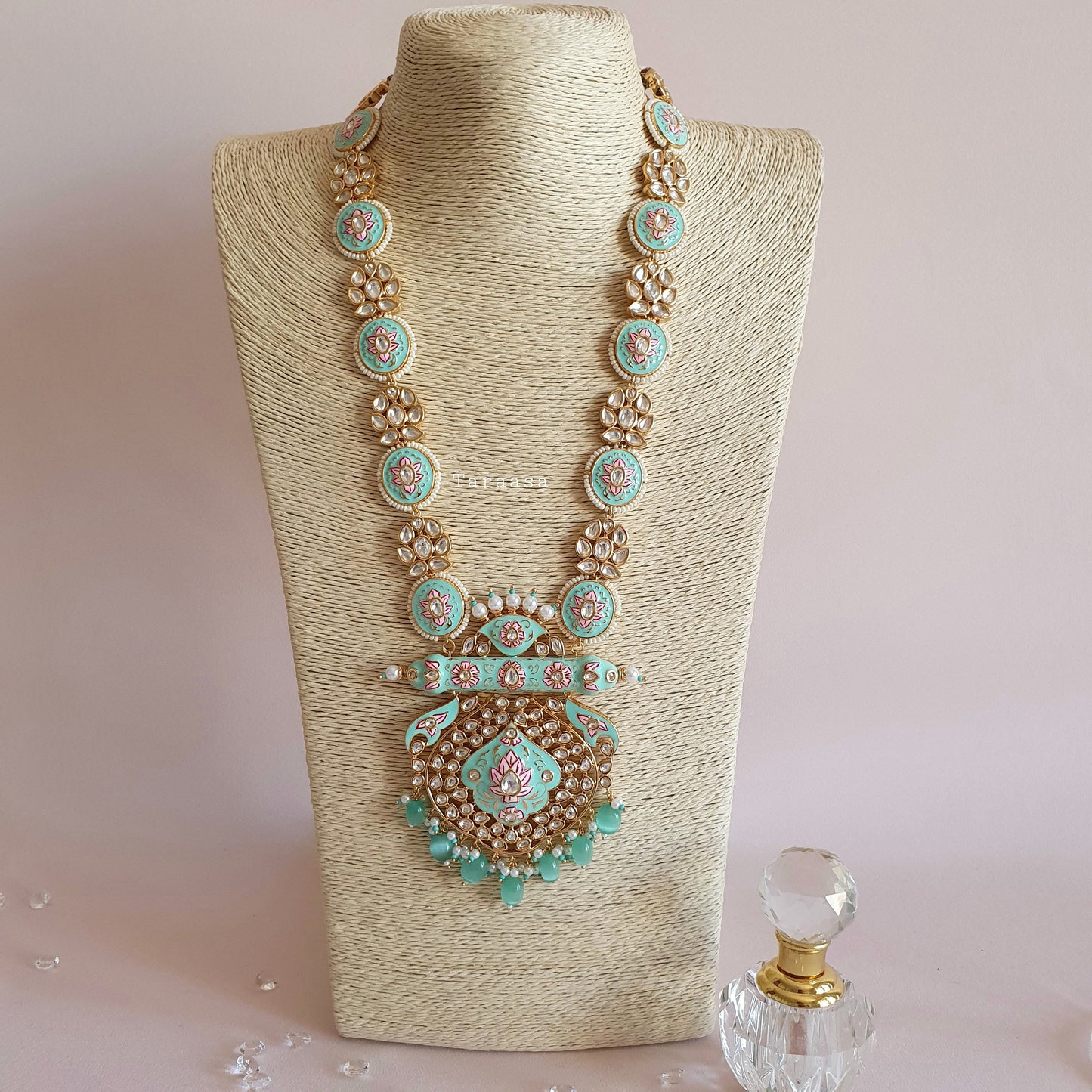 Turquoise Meenakari Bridal Set