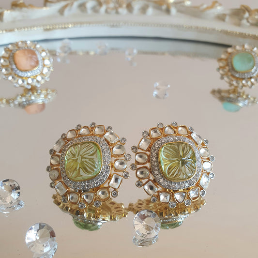 Applegreen Kundan Studs