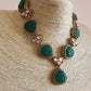 Monalisa Necklace Set - Emerald