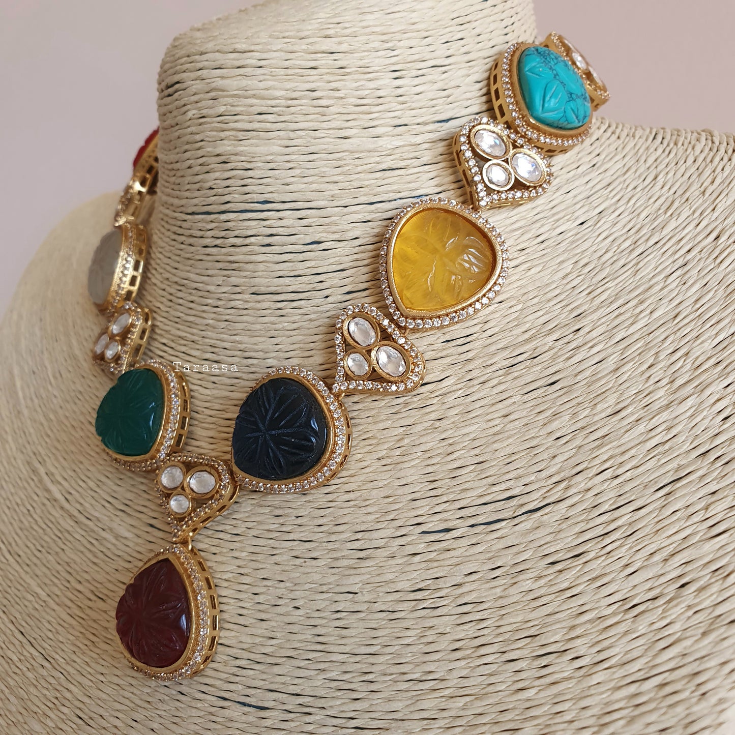 Monalisa Necklace Set - Multicolour