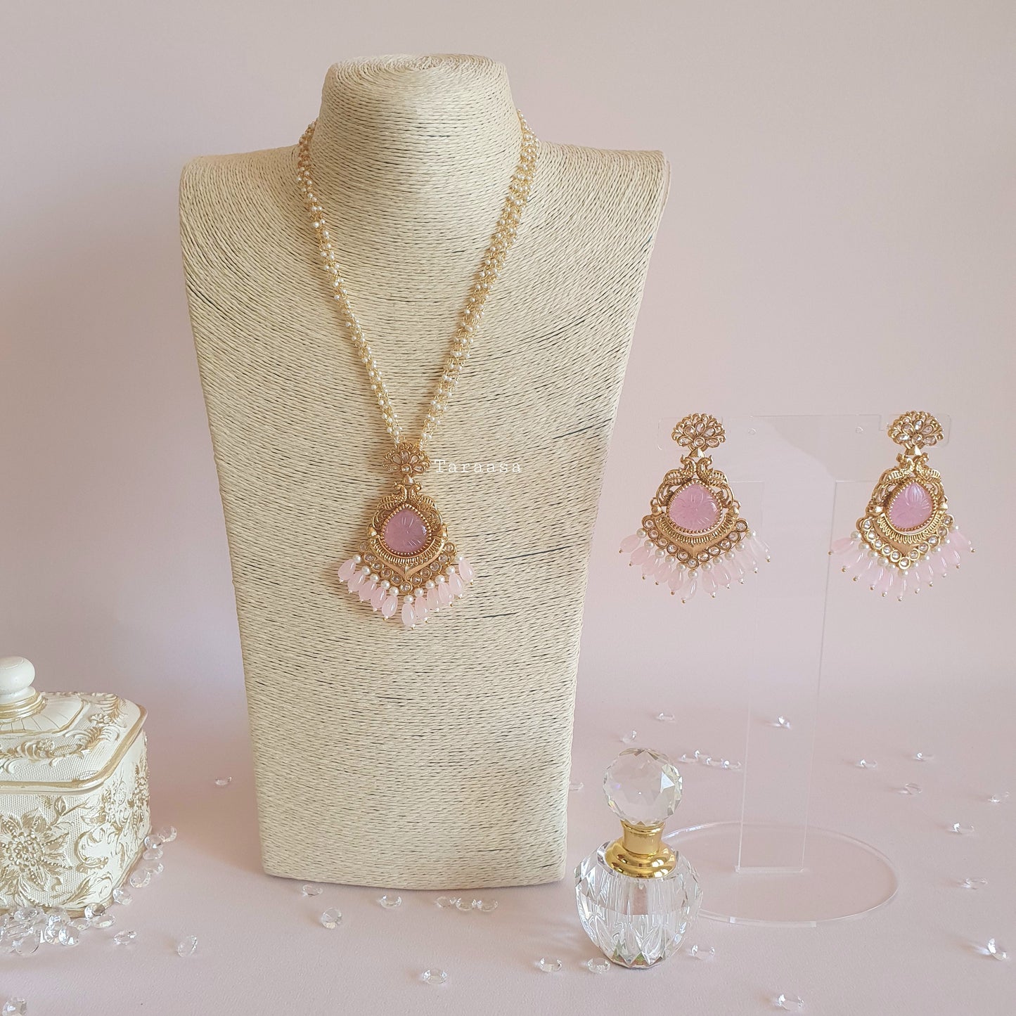 Misty Rose Necklace Set