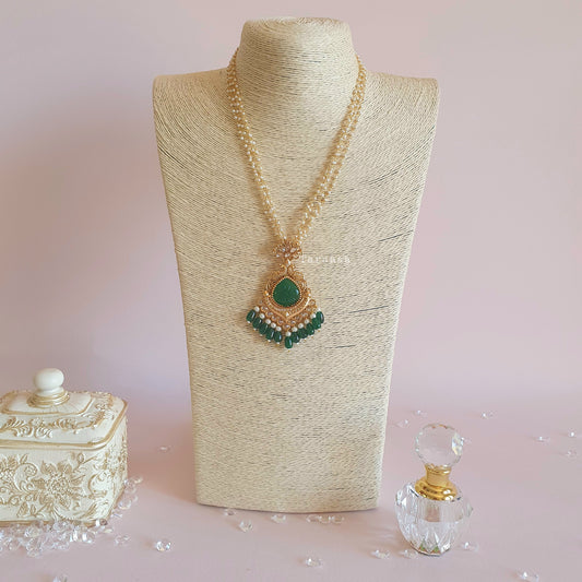 Emerald Necklace Set