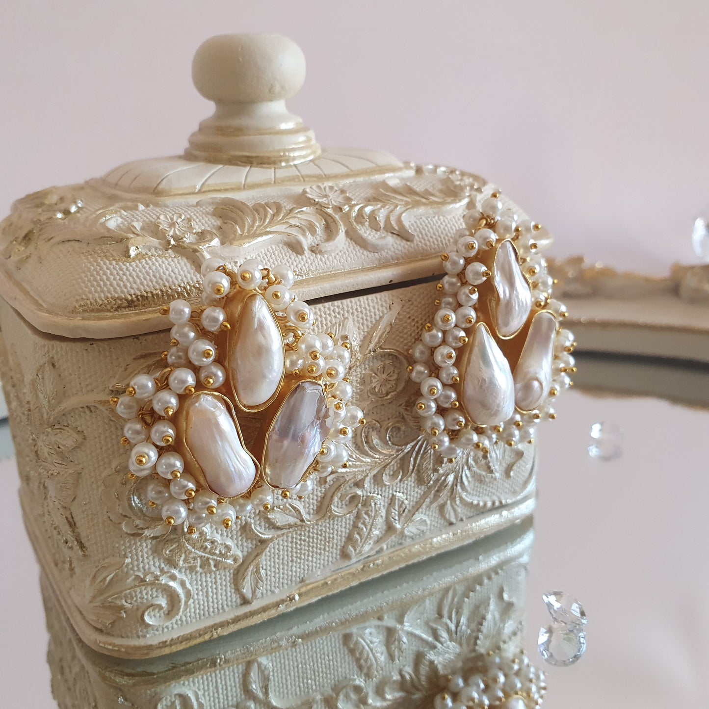 Baroque Freshwater Pearl Earrings