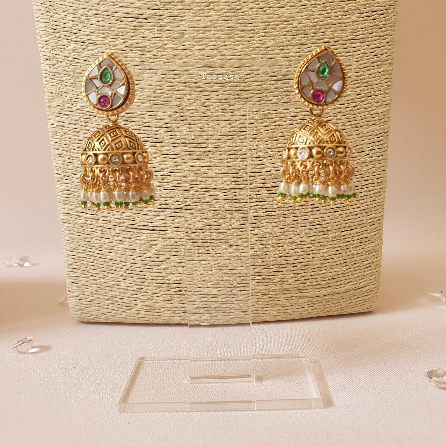 Heritage Mother of Pearl Set Green & Pink