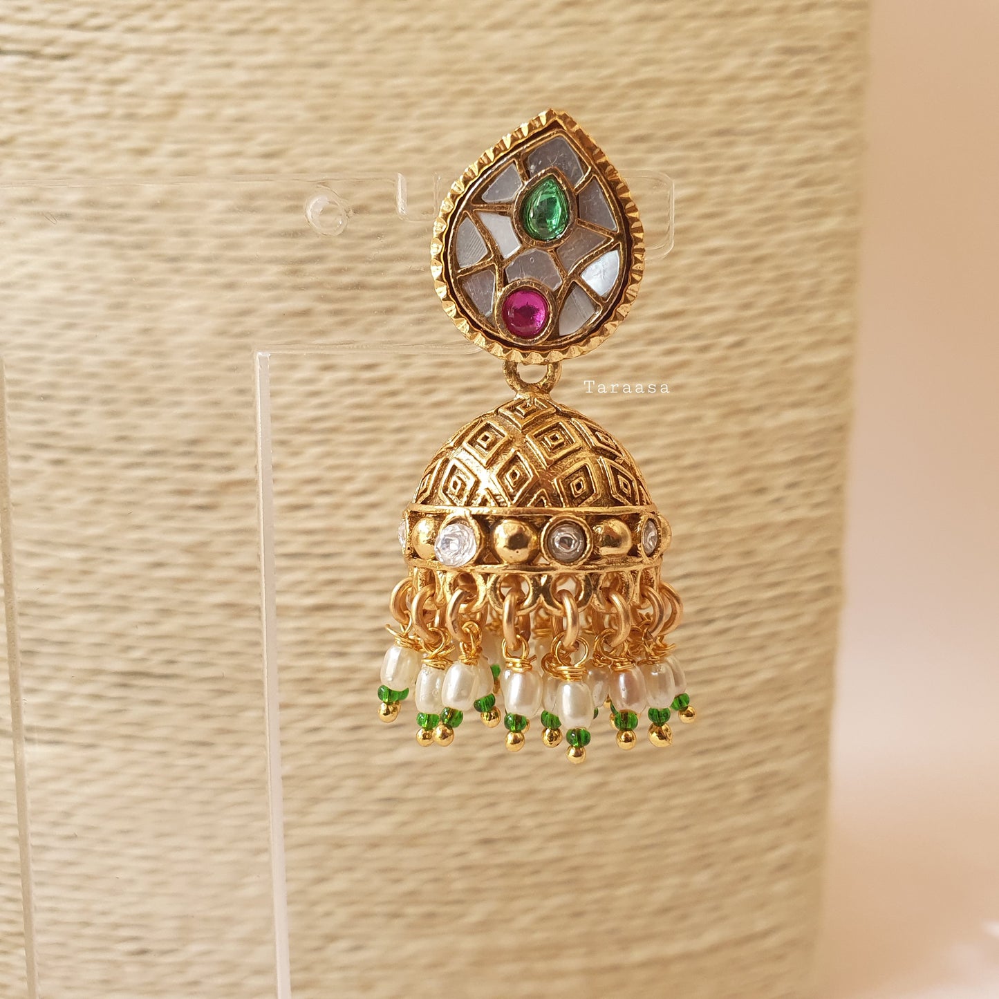 Heritage Mother of Pearl Set Green & Pink