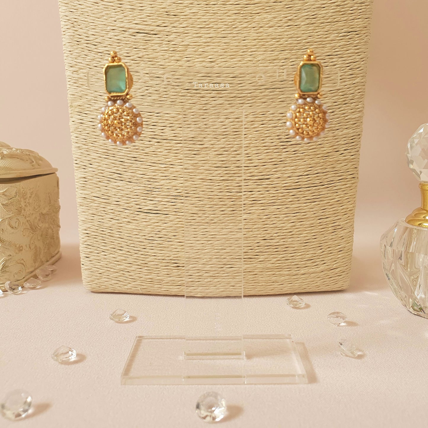 Traditional Choker Set Pink & Green