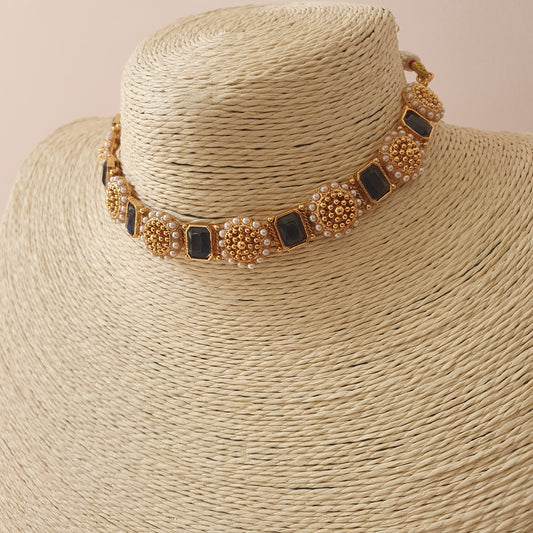 Traditional Choker Set Navy