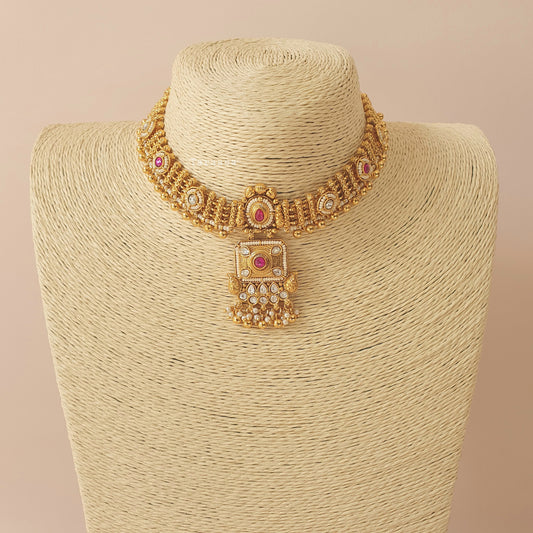 Heritage Choker Cerise
