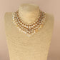 Mother of Pearl Necklace Set Flat Drops