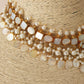 Mother of Pearl Necklace Set Flat Drops