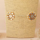 Mother of Pearl Necklace Set Flat Drops