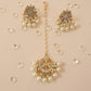 Mother of Pearl Earring & Maang Tikka Set