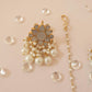 Mother of Pearl Earring & Maang Tikka Set