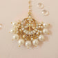 Mother of Pearl Earring & Maang Tikka Set