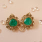 Carribean Sea Kundan Studs