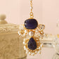 Blue Onyx Maang Tikka Set