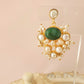 Emerald Onyx Maang Tikka Set