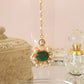 Emerald Onyx Maang Tikka Set