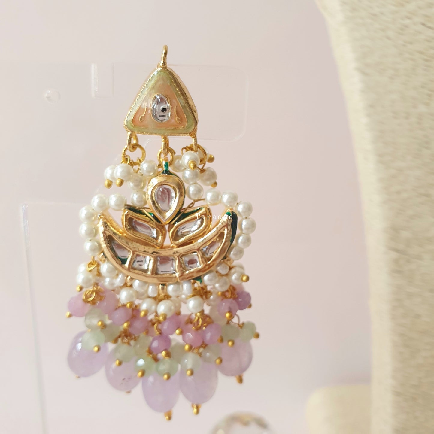 Lilac Meenakari Choker Set