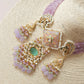 Lilac Meenakari Choker Set