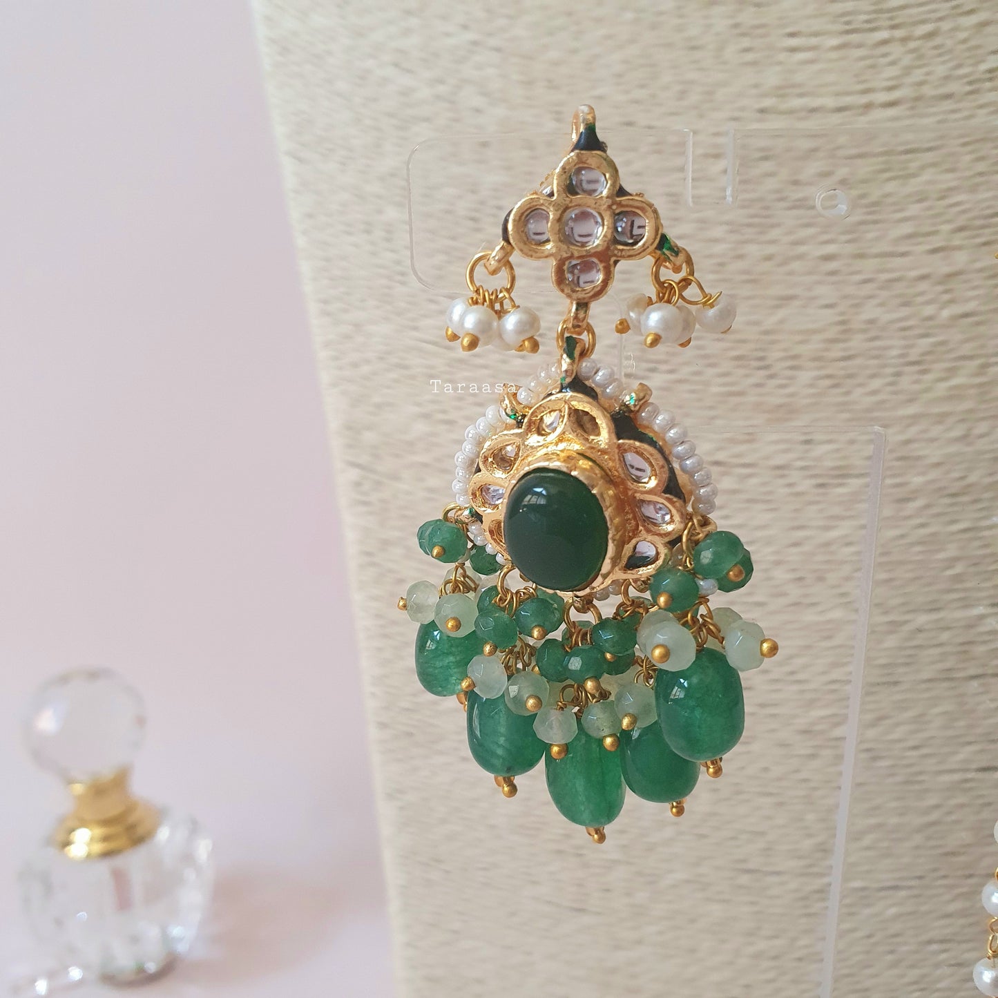 Emerald Meenakari Choker