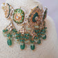Emerald Meenakari Choker